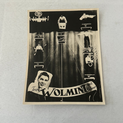 Vintage Circus Juggling Acrobat Act Fred Wolmin and Partner Photo Photograph