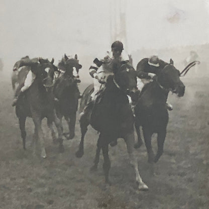 Press Photo Photograph Horse Racing Equestrian Manchester Underwood & Underwood