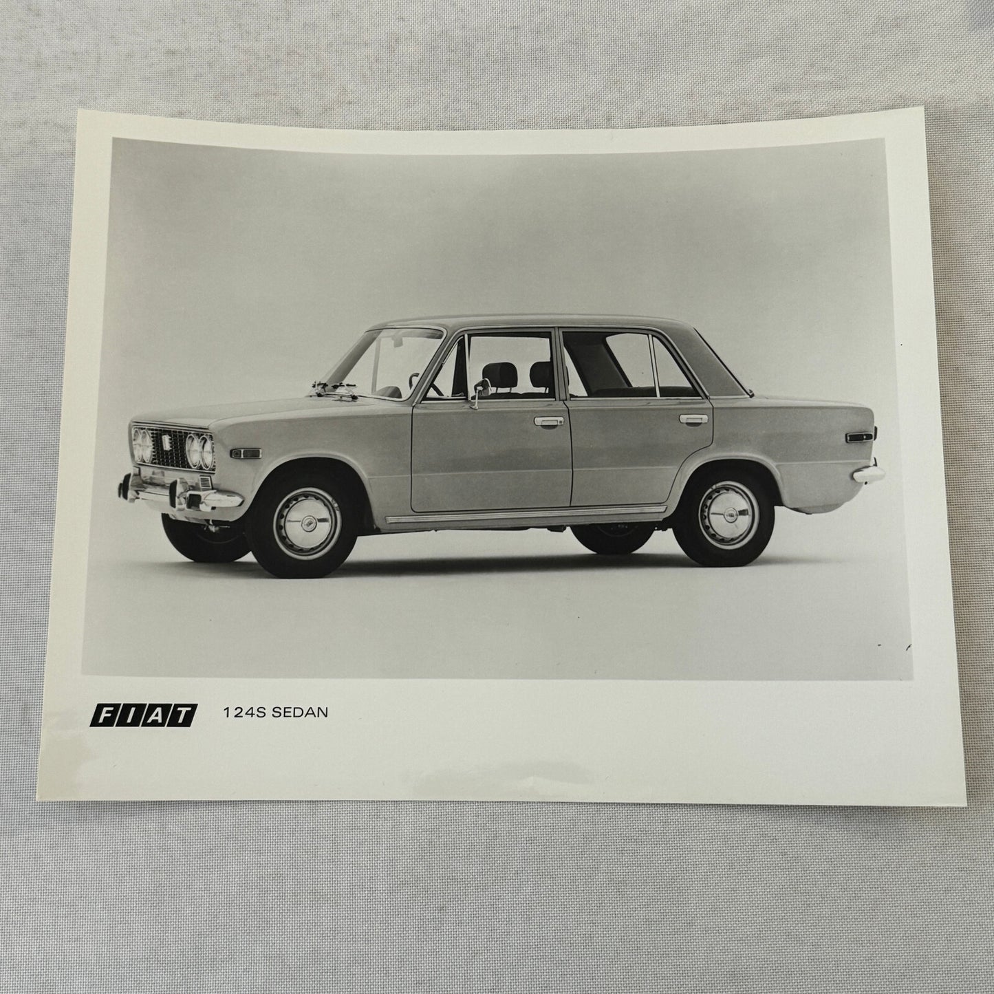 1970 Fiat Press Kit Brochure Photos 124 850 Sport Coupe 124S 850 Sedan
