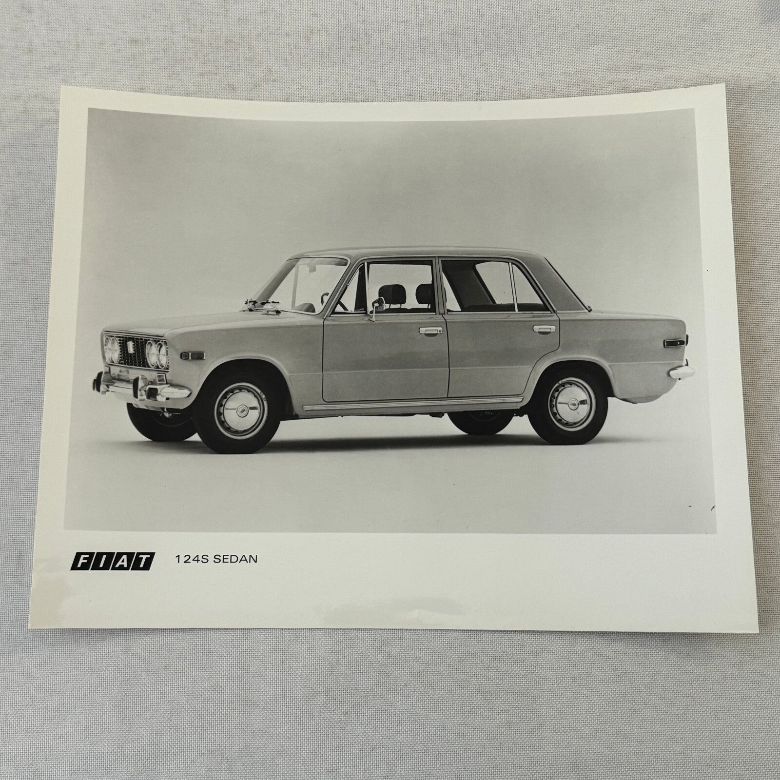 1970 Fiat Press Kit Brochure Photos 124 850 Sport Coupe 124S 850 Sedan