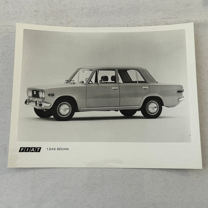1970 Fiat Press Kit Brochure Photos 124 850 Sport Coupe 124S 850 Sedan