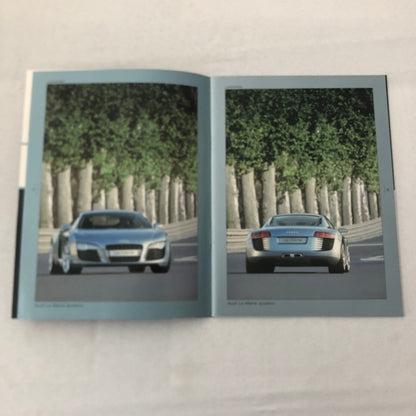 2003 Audi LeMans Concept Car Prototype Press Kit Brochure Photo CD R8 GERMAN