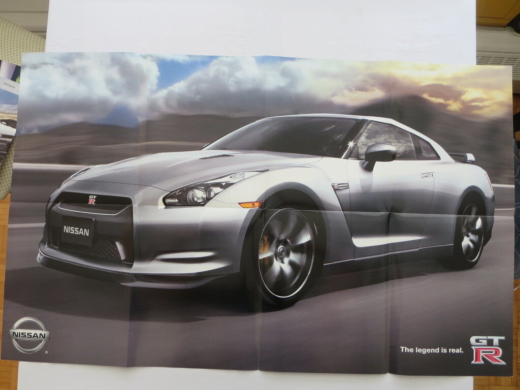 2009 Nissan GT-R Poster Sales Brochure Catalog Advertising Supercar