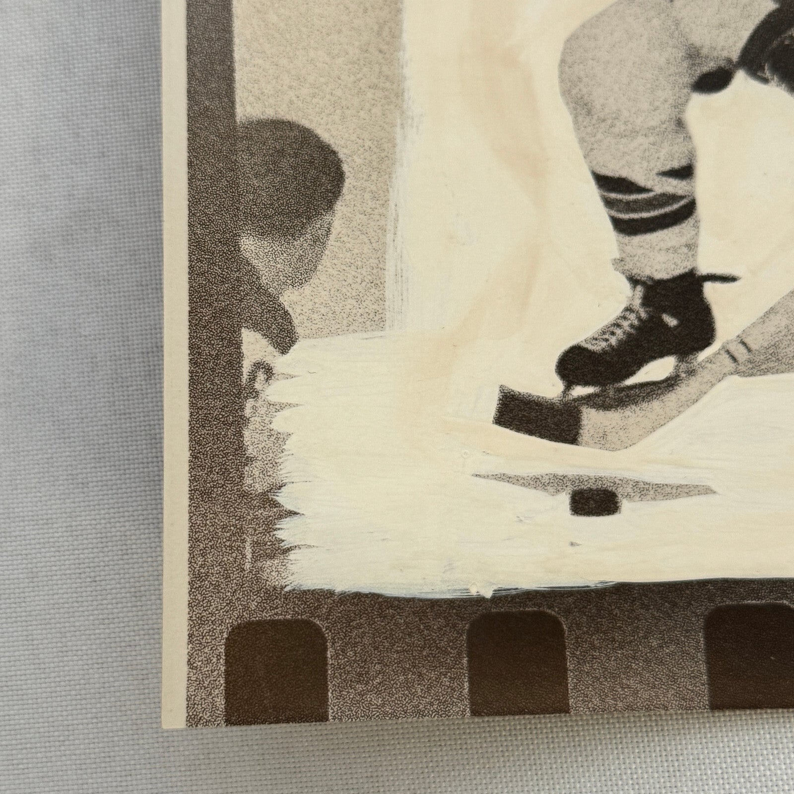 Gordie Howe Detroit Red Wings Hockey Player Photo Photograph Vintage