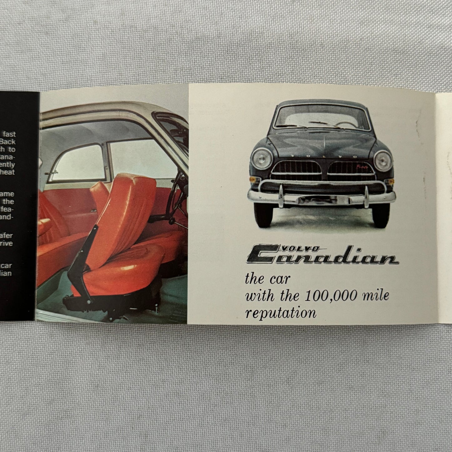 Volvo Canadian Series Car Sales Brochure Catalog Vintage Advertising