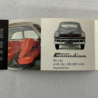 Volvo Canadian Series Car Sales Brochure Catalog Vintage Advertising