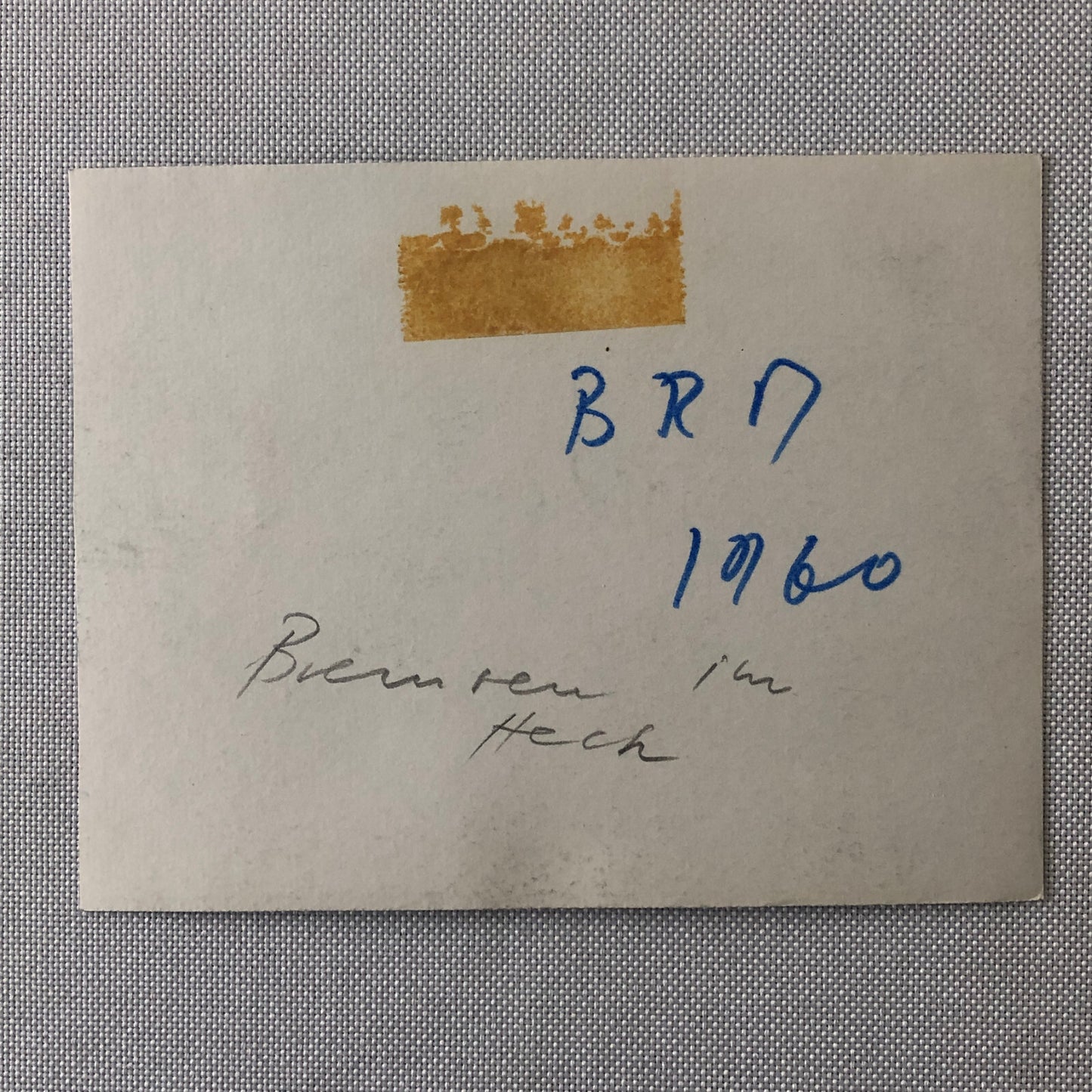 Vintage Racing Photo Photograph BRM Car 1960