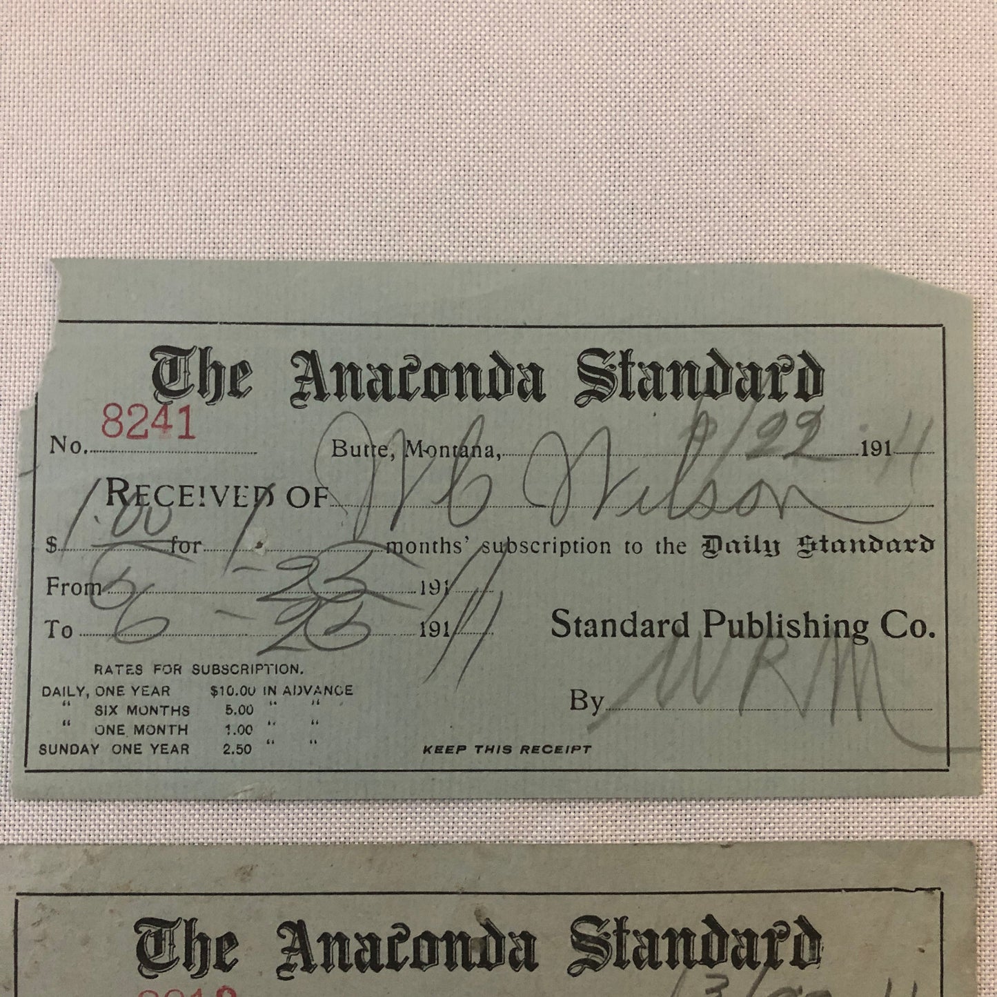 The Anaconda Standard Butte Montana Newspaper Document Ephemera Lot 16x 1910s