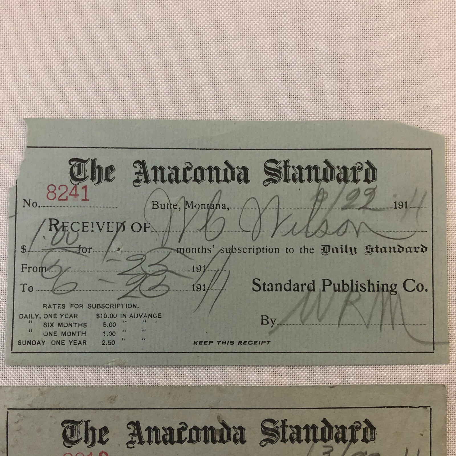 The Anaconda Standard Butte Montana Newspaper Document Ephemera Lot 16x 1910s