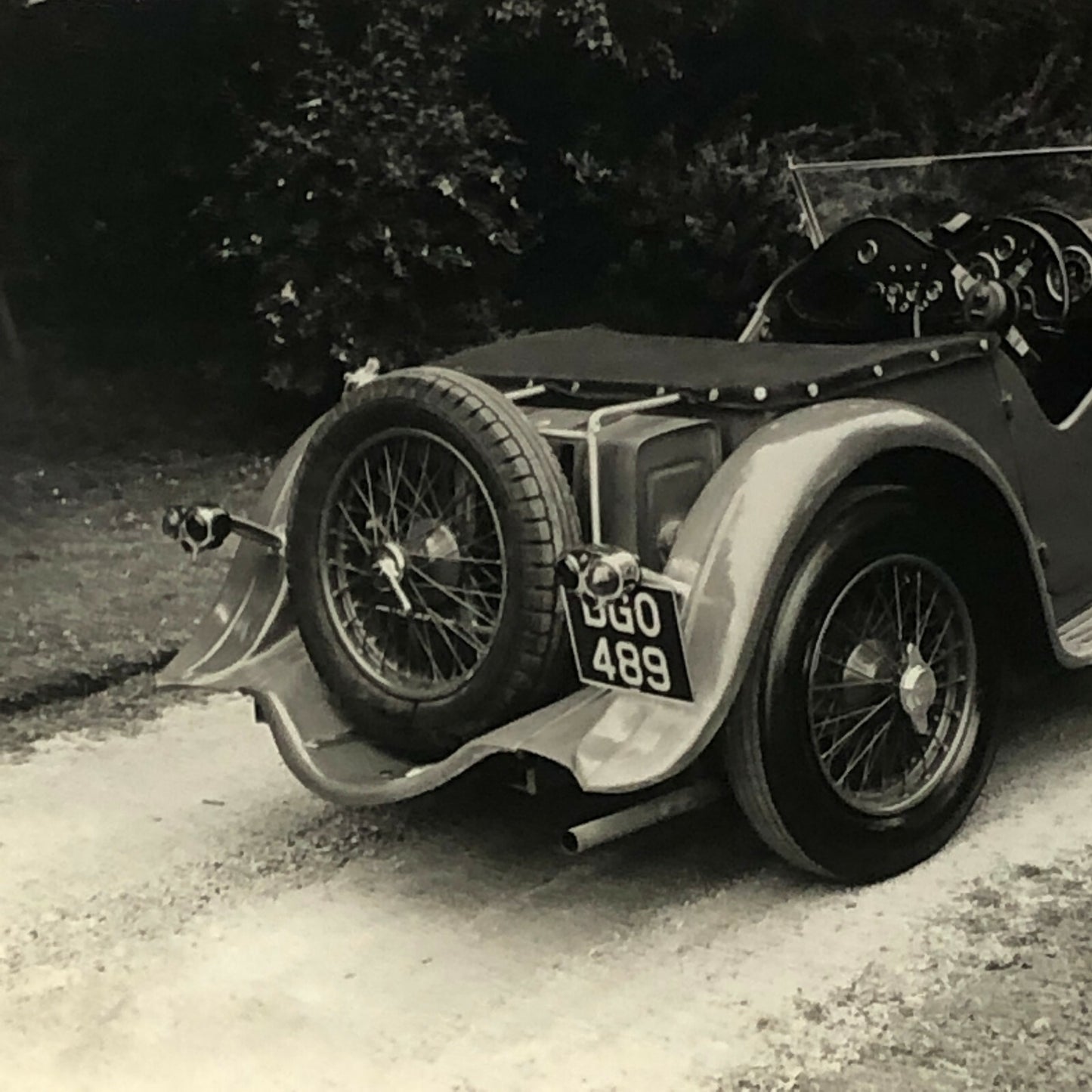 Vintage 1936 AC 16/80 Competition Sports Car Photo Photograph Print 