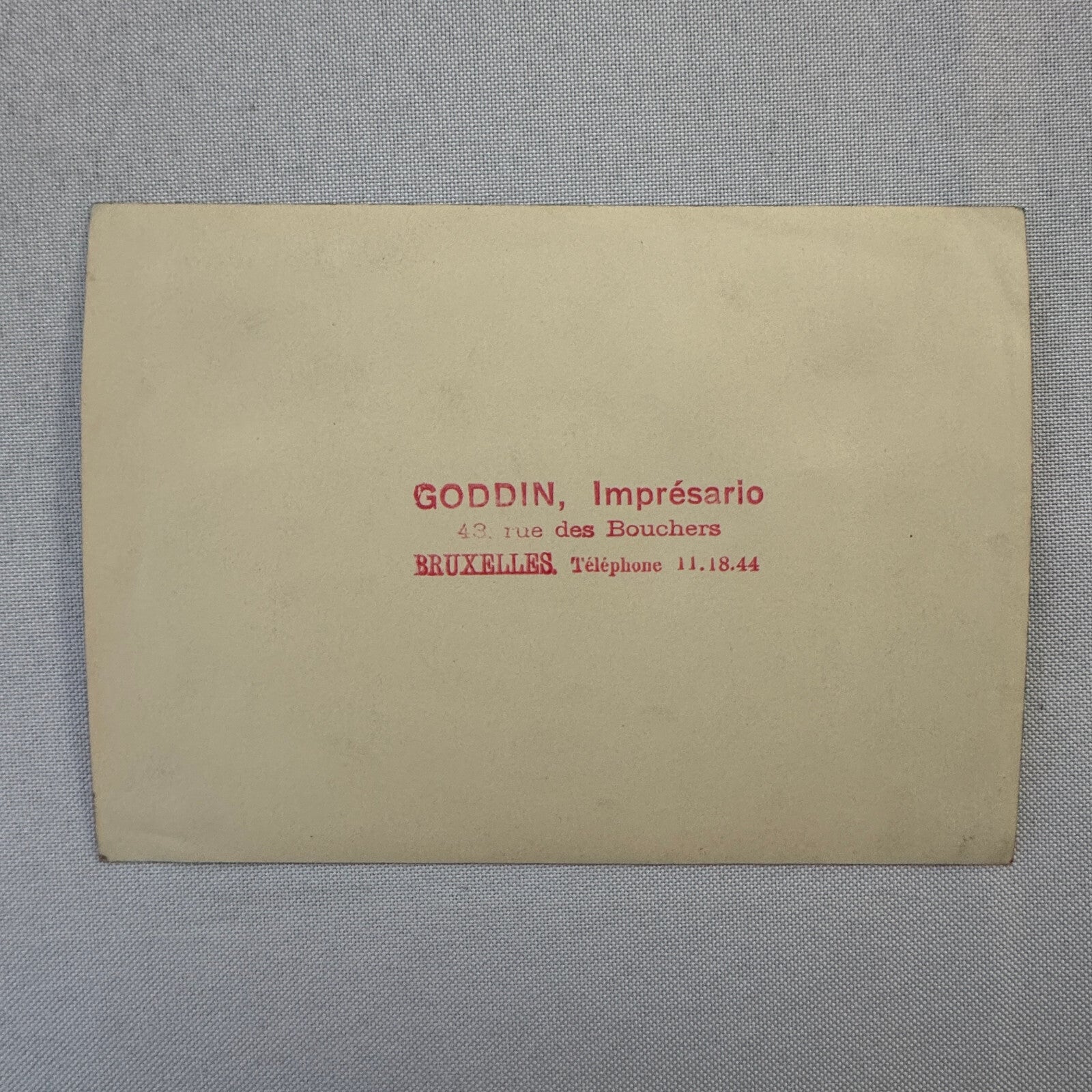 Vintage Circus Acrobat Balancing Act Photo Photograph Burck and Partner FRENCH