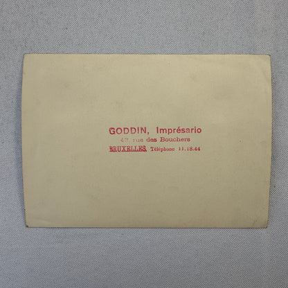 Vintage Circus Acrobat Balancing Act Photo Photograph Burck and Partner FRENCH