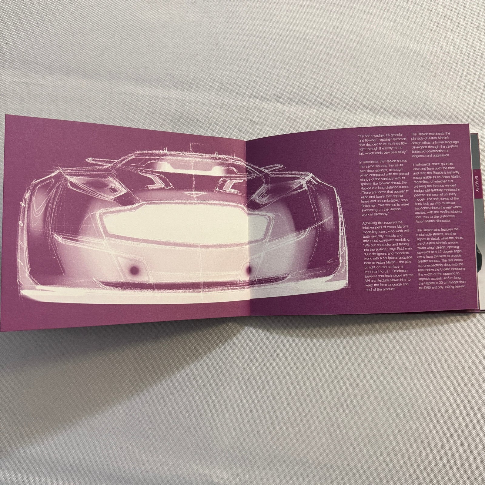 Aston Martin Rapide Car Press Kit Brochure with Photo CD DB9 DBR9 V8 Vantage