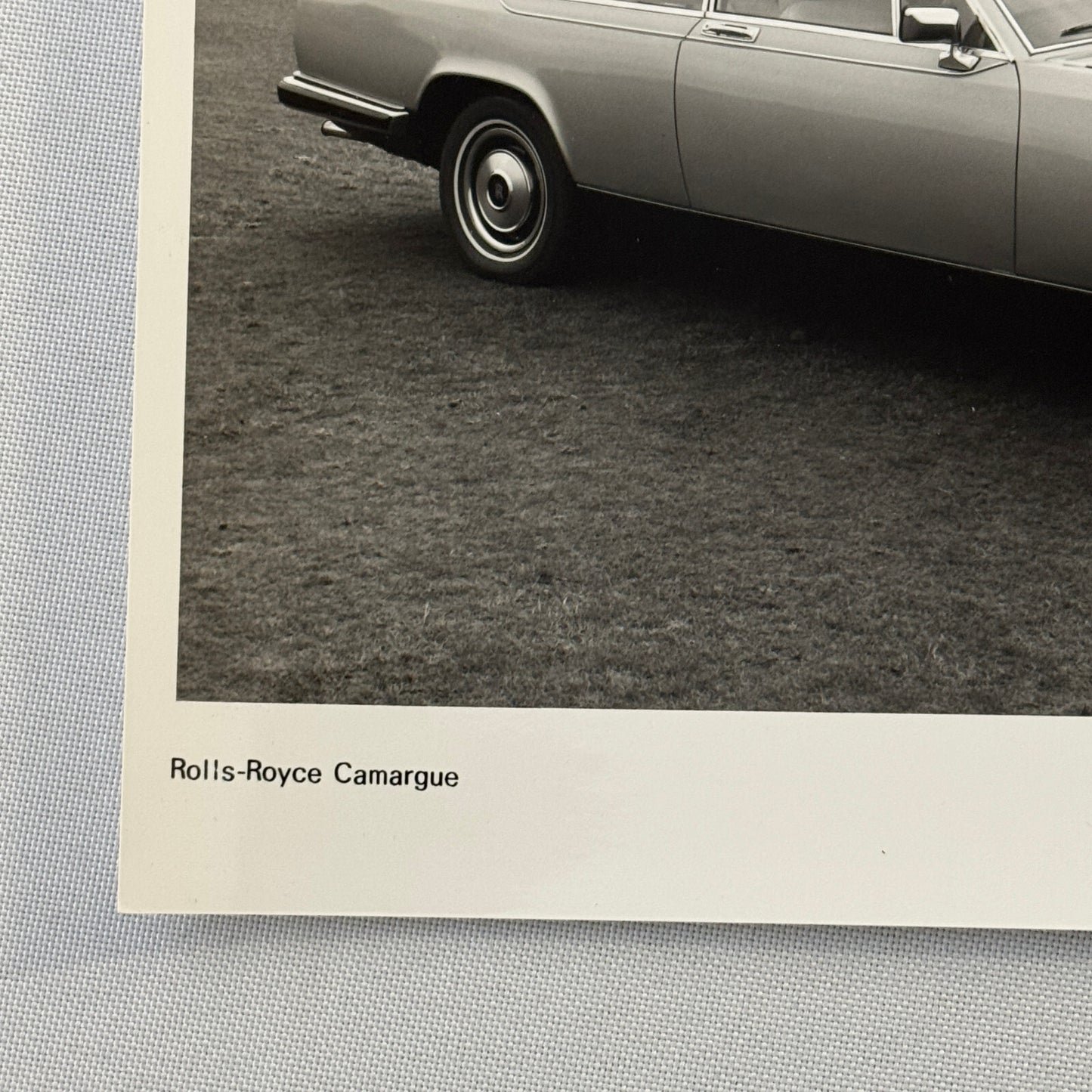 Rolls Royce Camargue Car Factory Press Photo Photograph Print 1980