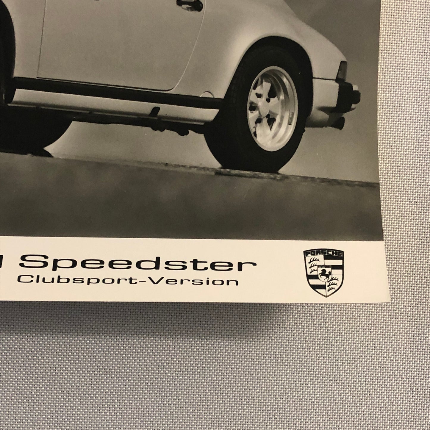 1987 Porsche 911 Speedster Clubsport Variant Photo Photograph Print