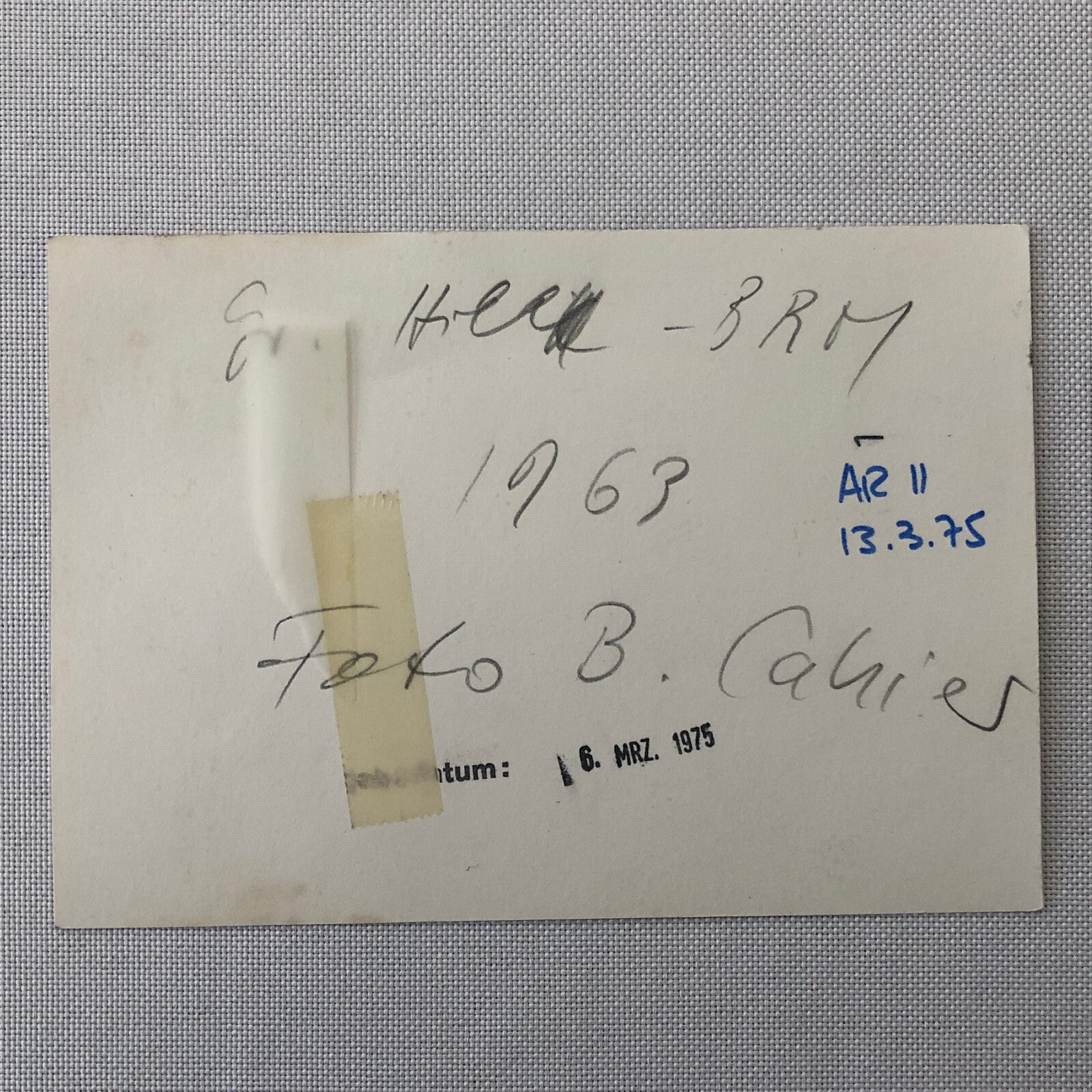 Vintage Racing Photo Photograph BRM Car Graham Hill 1963 Bernard Cahier