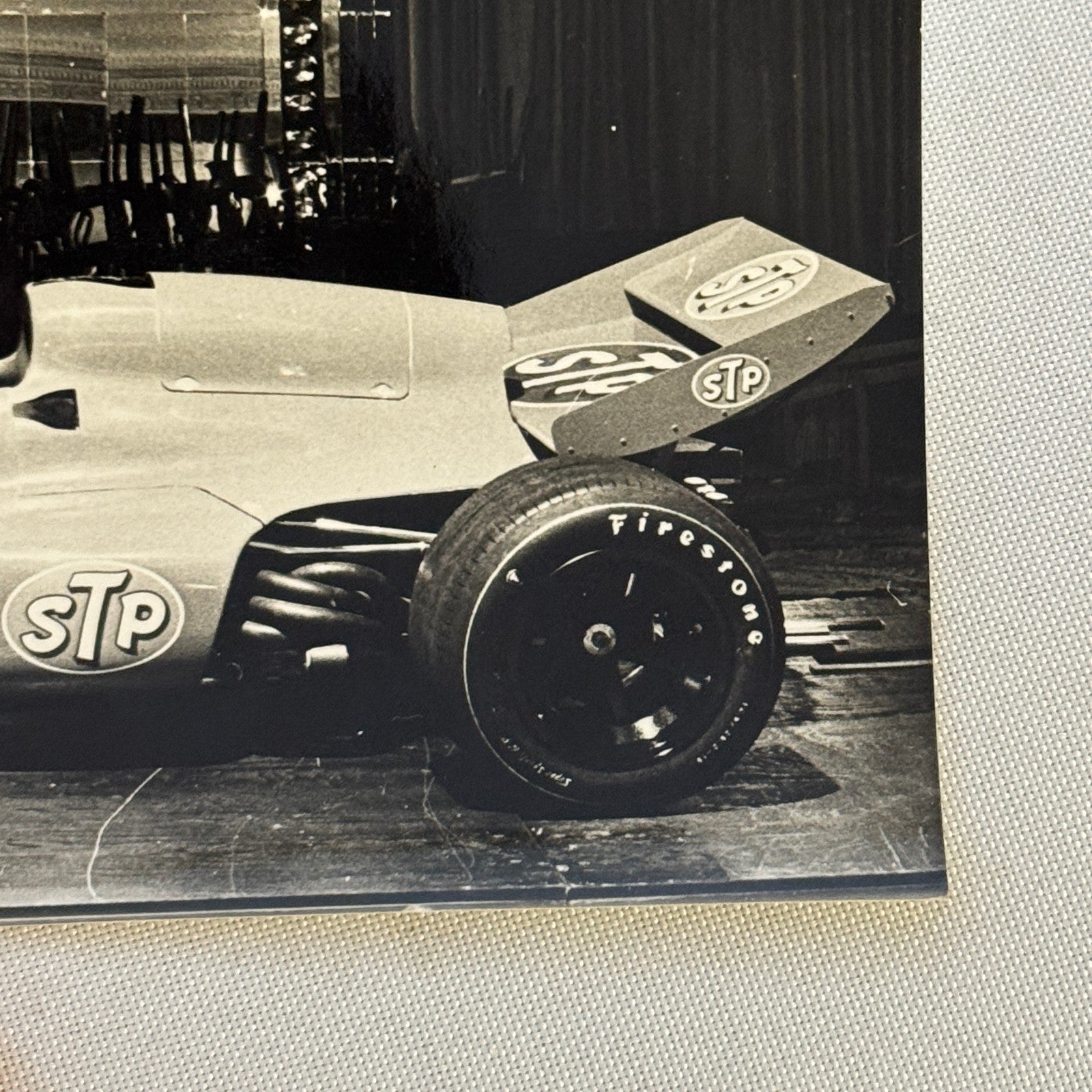Vintage STP Racing Car Photo Photograph Print Ballroom Display Lot 5x
