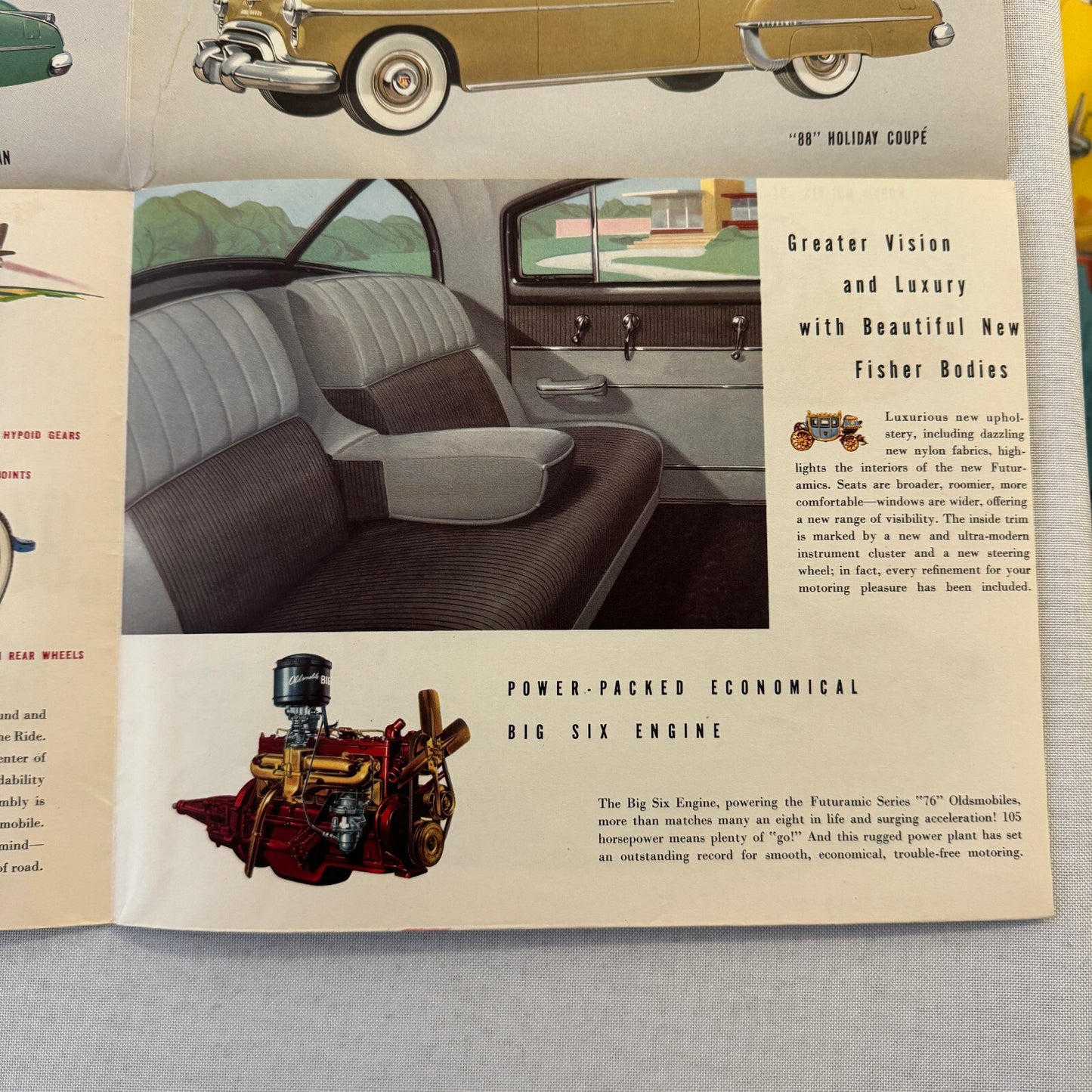 Oldsmobile Sales Brochure Catalog 76 88 98 Coupe Sedan Convertible 1950 1951