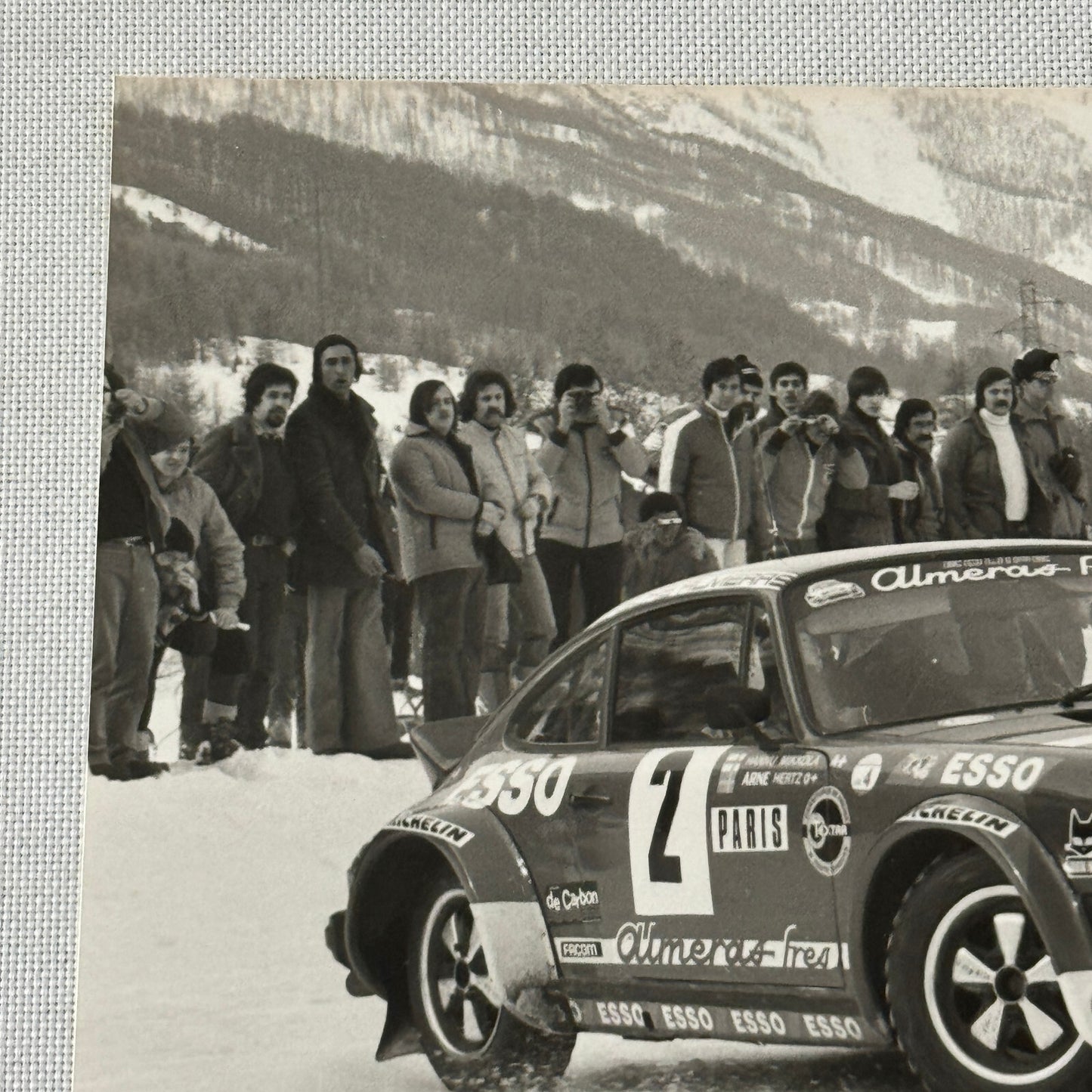 Porsche 911 Carrera 1980 Rallye Monte Carlo Press Photo Photograph DPPI Rally