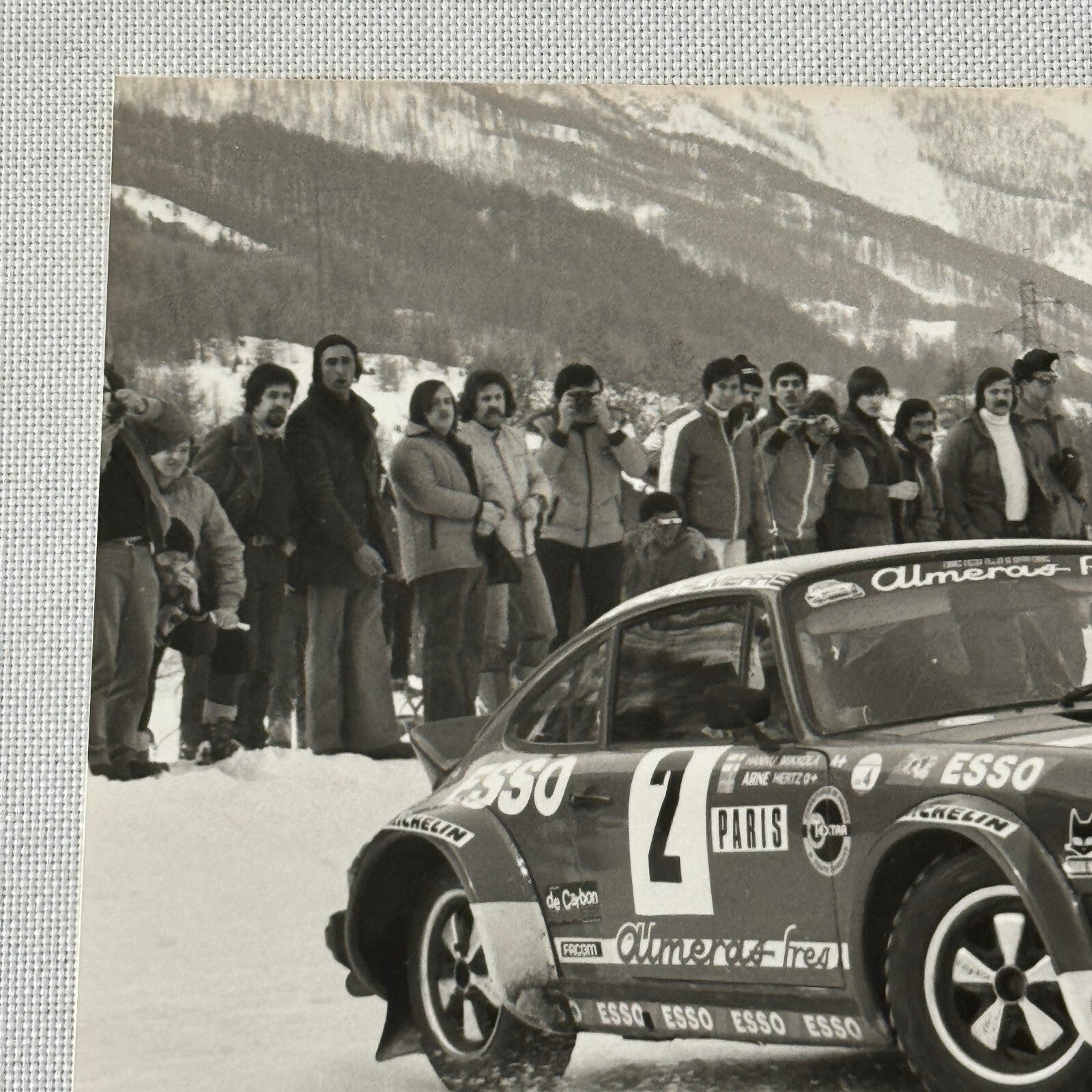 Porsche 911 Carrera 1980 Rallye Monte Carlo Press Photo Photograph DPPI Rally