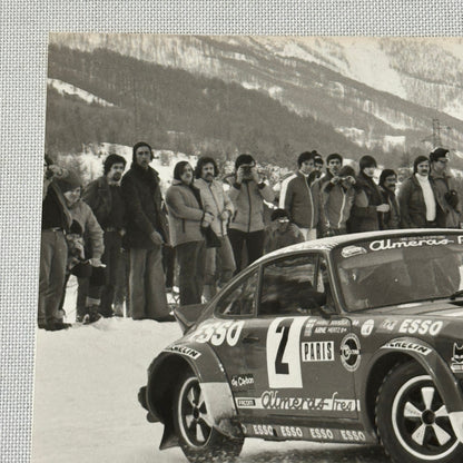 Porsche 911 Carrera 1980 Rallye Monte Carlo Press Photo Photograph DPPI Rally