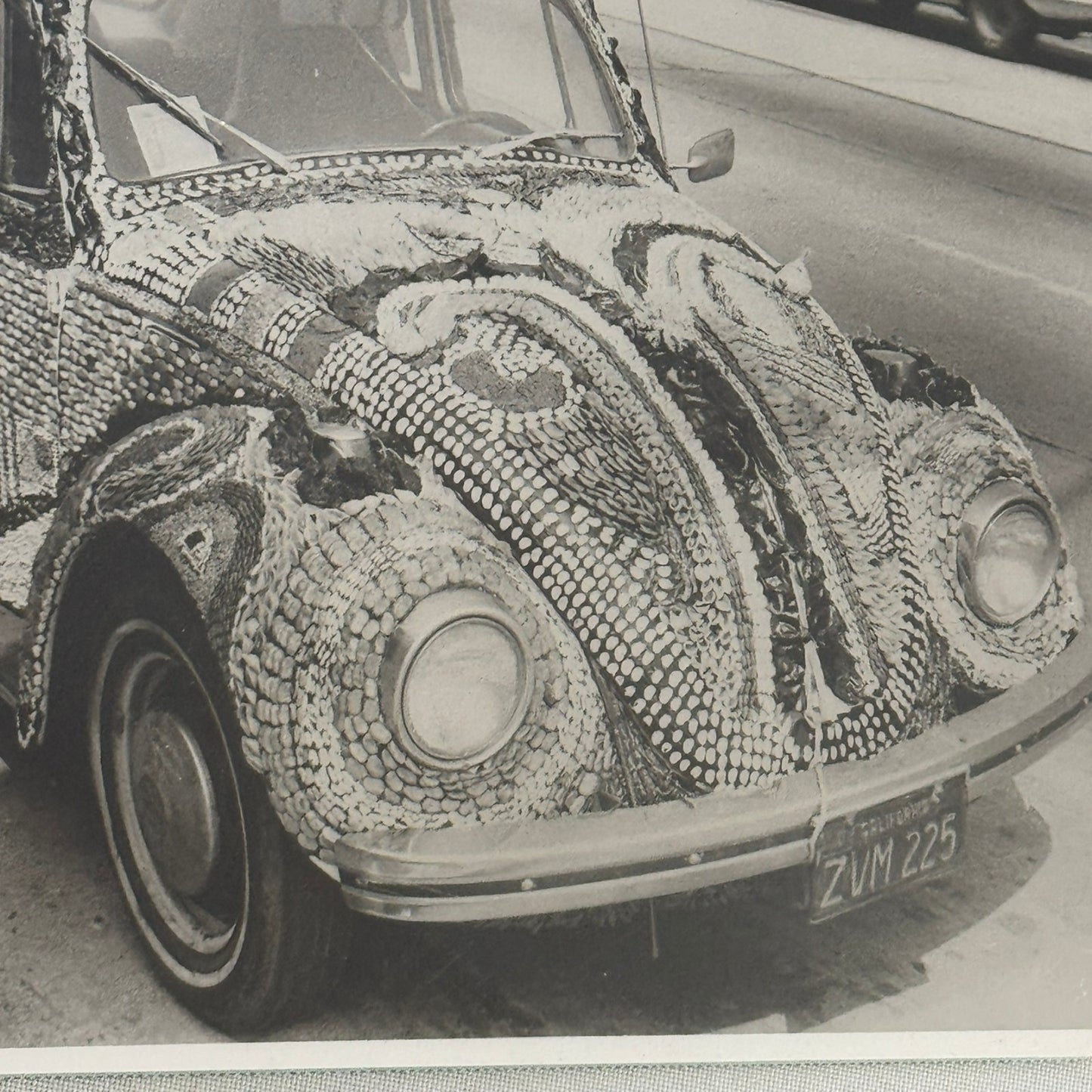 Vintage Volkswagen Beetle Art Car Lima Beans Photo Photograph Los Angeles
