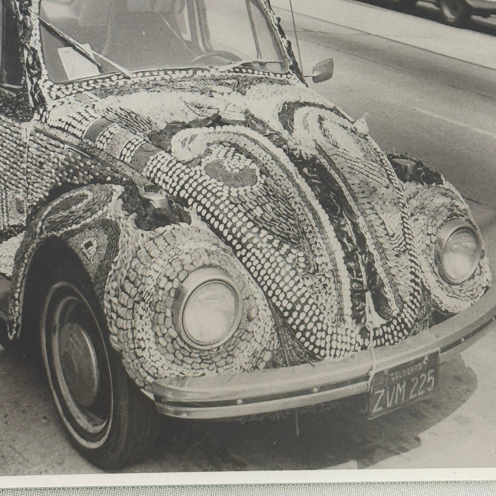 Vintage Volkswagen Beetle Art Car Lima Beans Photo Photograph Los Angeles