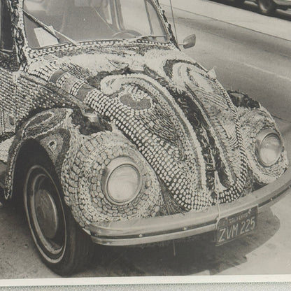 Vintage Volkswagen Beetle Art Car Lima Beans Photo Photograph Los Angeles