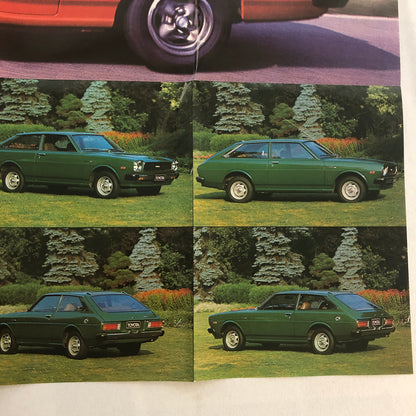 Toyota Corolla Sportswagon Station Wagon Sales Brochure Catalog Poster DUTCH