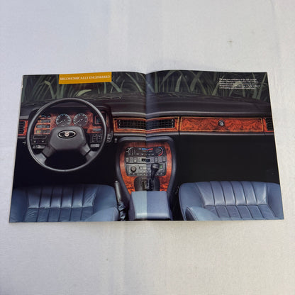 1987 Jaguar XJ6 and XJ6 Sovereign Car Sales Brochure Catalog Advertising Vintage