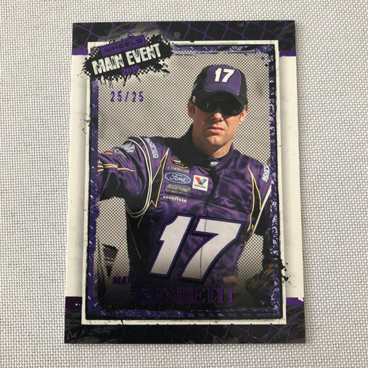 2010 Wheels Main Event Purple Parallel Nascar # 25/25 Matt Kenseth Racing