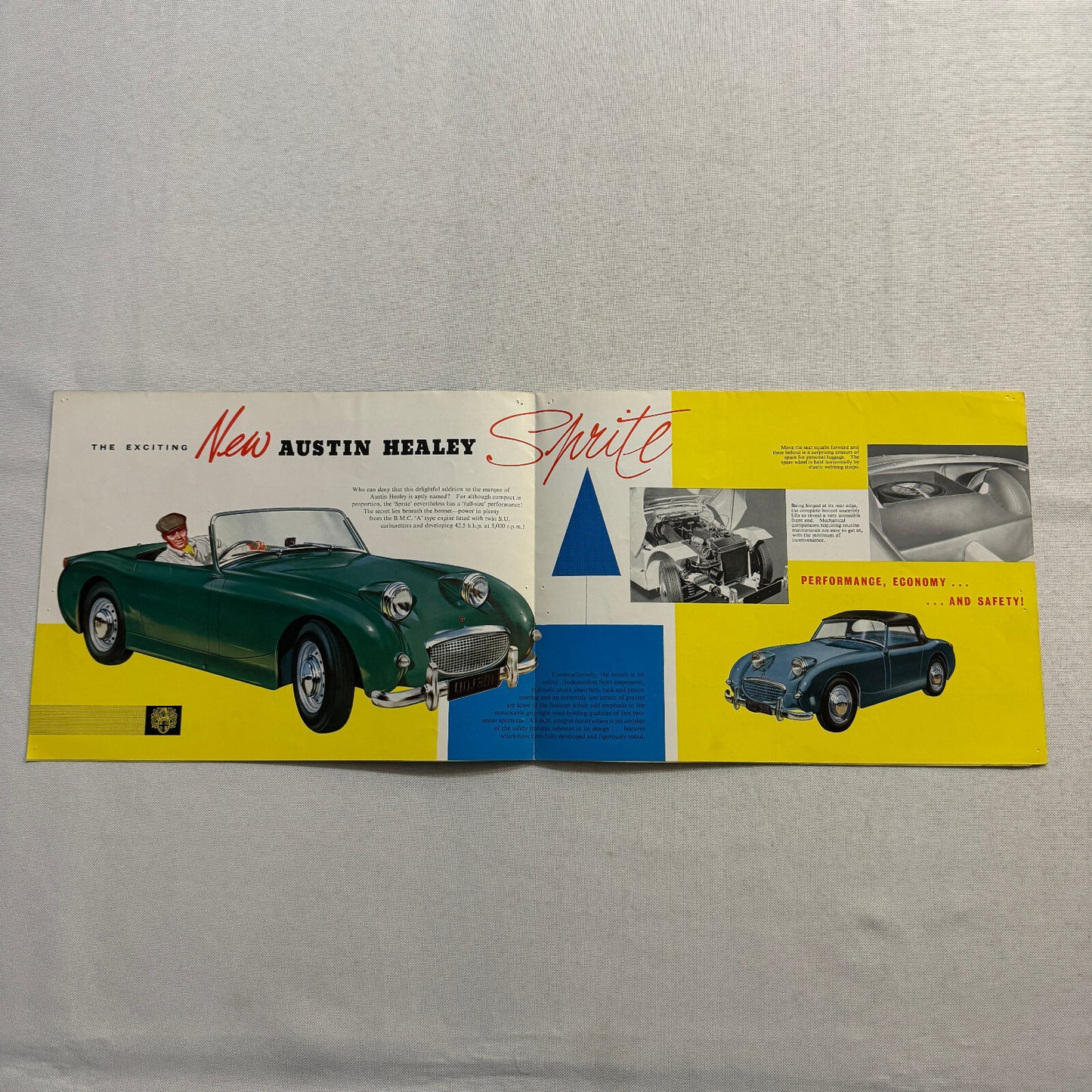 Austin Healey Sprite Roadster Car Sales Brochure Catalog Bugeye Sprite Frogeye