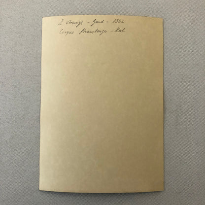 Circus Performer Unicycle Balancing Act Vintage Photo Photograph 1952