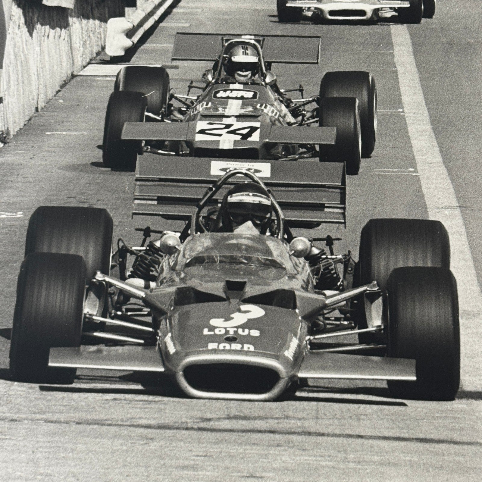 1970 Monaco Grand Prix Racing Photo Photograph Jochen Rindt Jo Siffert