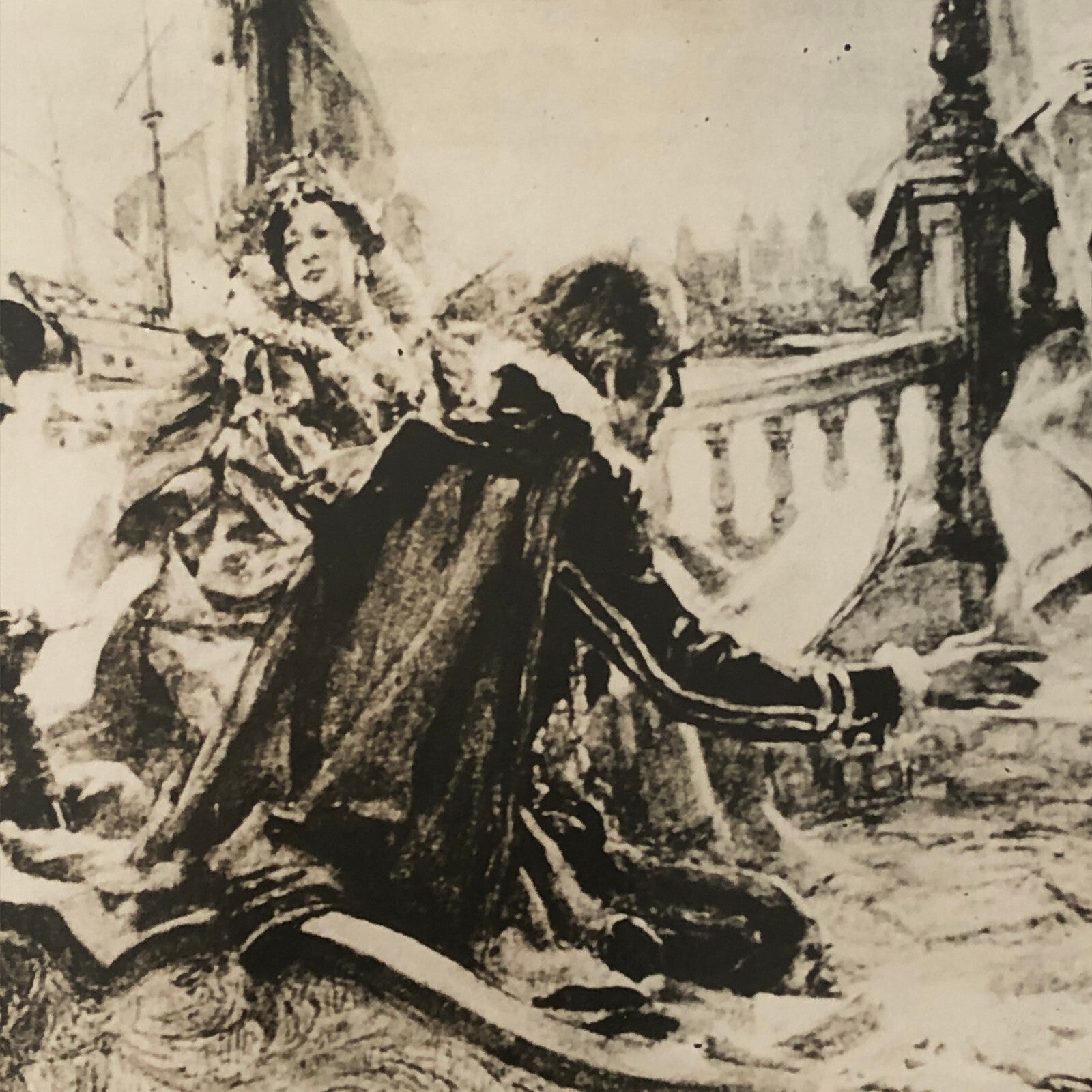 Vintage Press Photo Photograph Painting Art Piece London News Agency LNA 1934