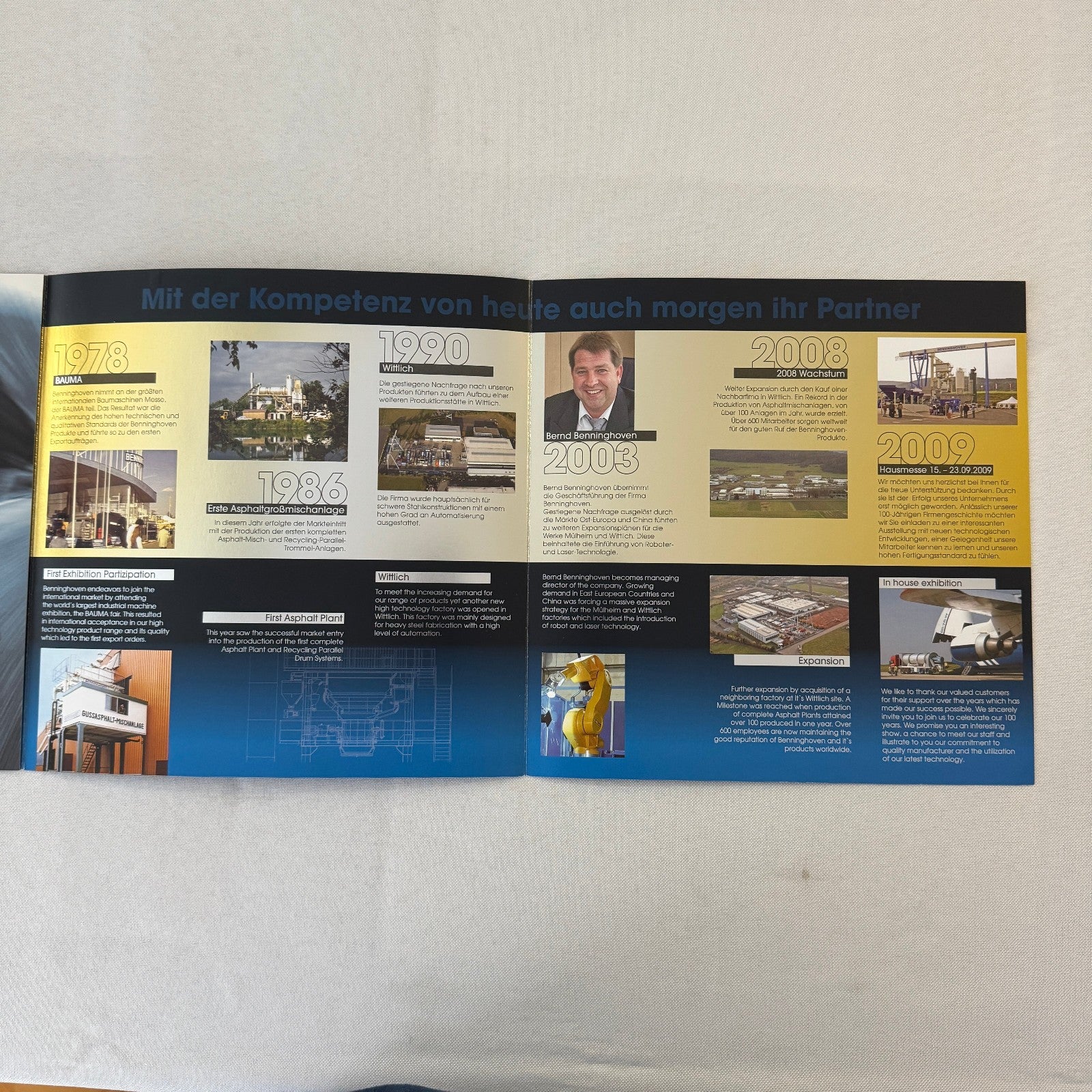 Benarrow Benninghoven Car Automobile Sales Brochure Catalog German 2009