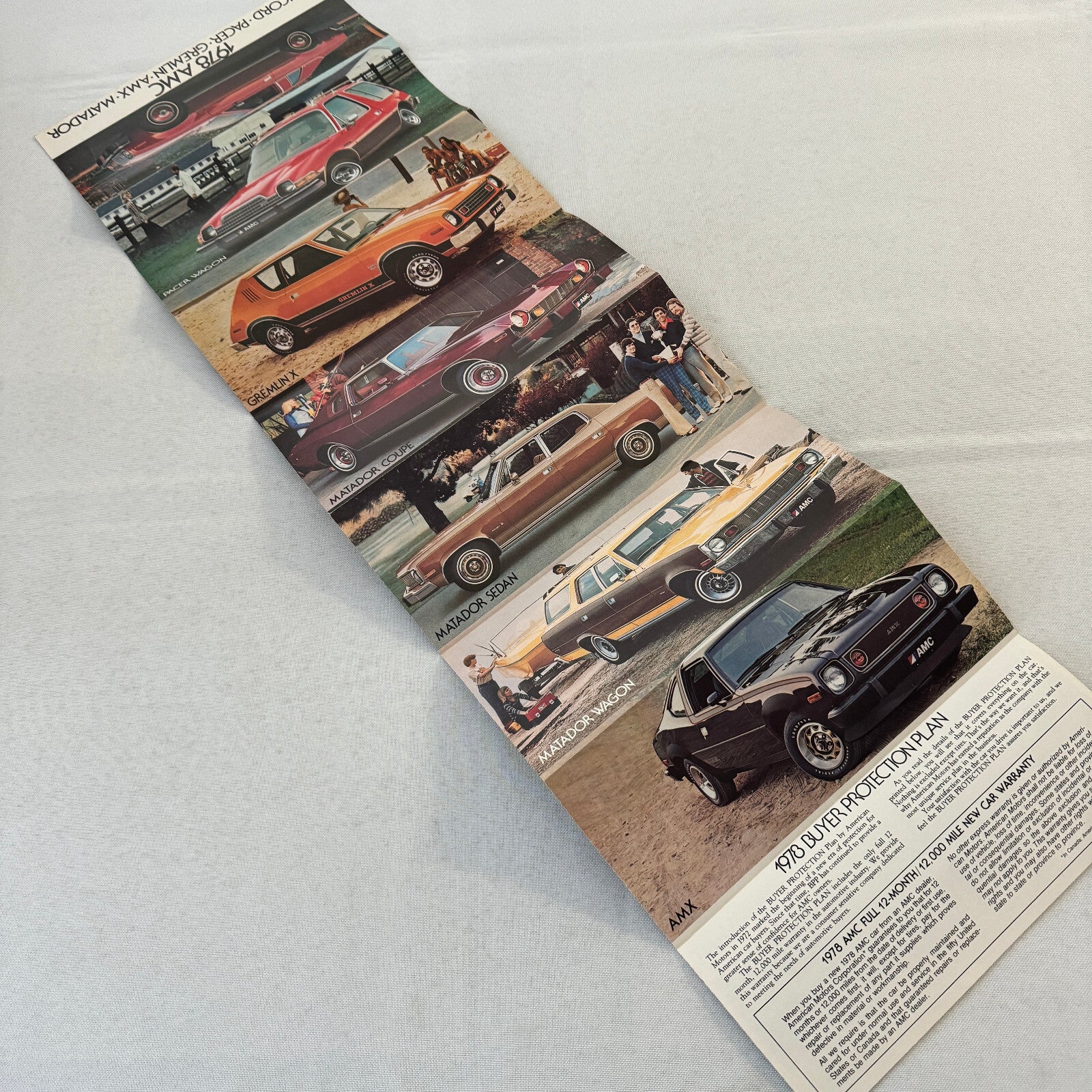 1978 American Motors AMC Sales Brochure Concord Pacer Gremlin AMX Matador