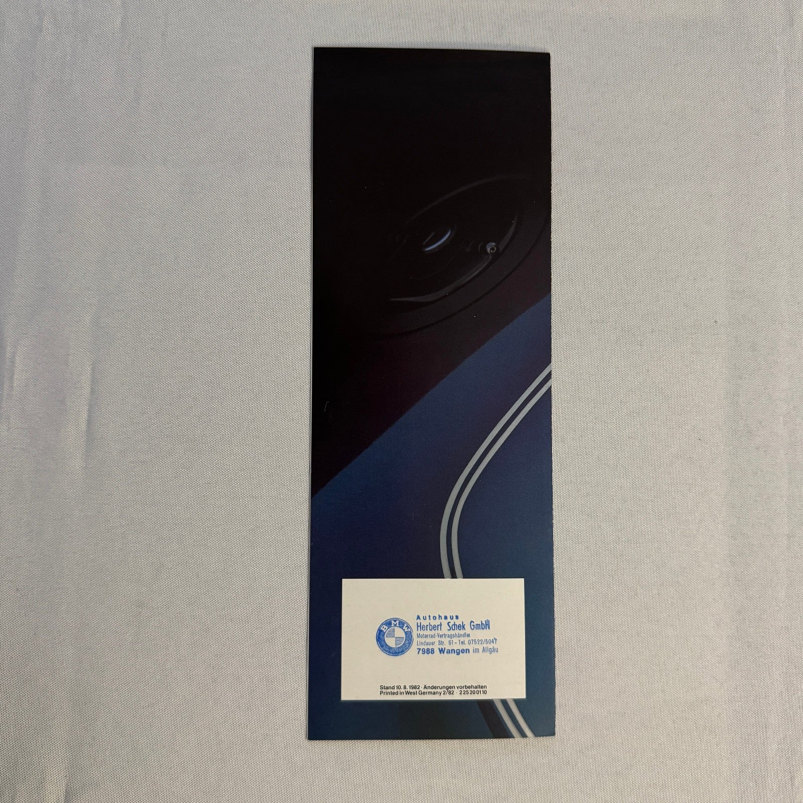 1982 BMW Motorcycle Bike Options Sales Brochure R45 R65 R80 R100 RT CS GERMAN