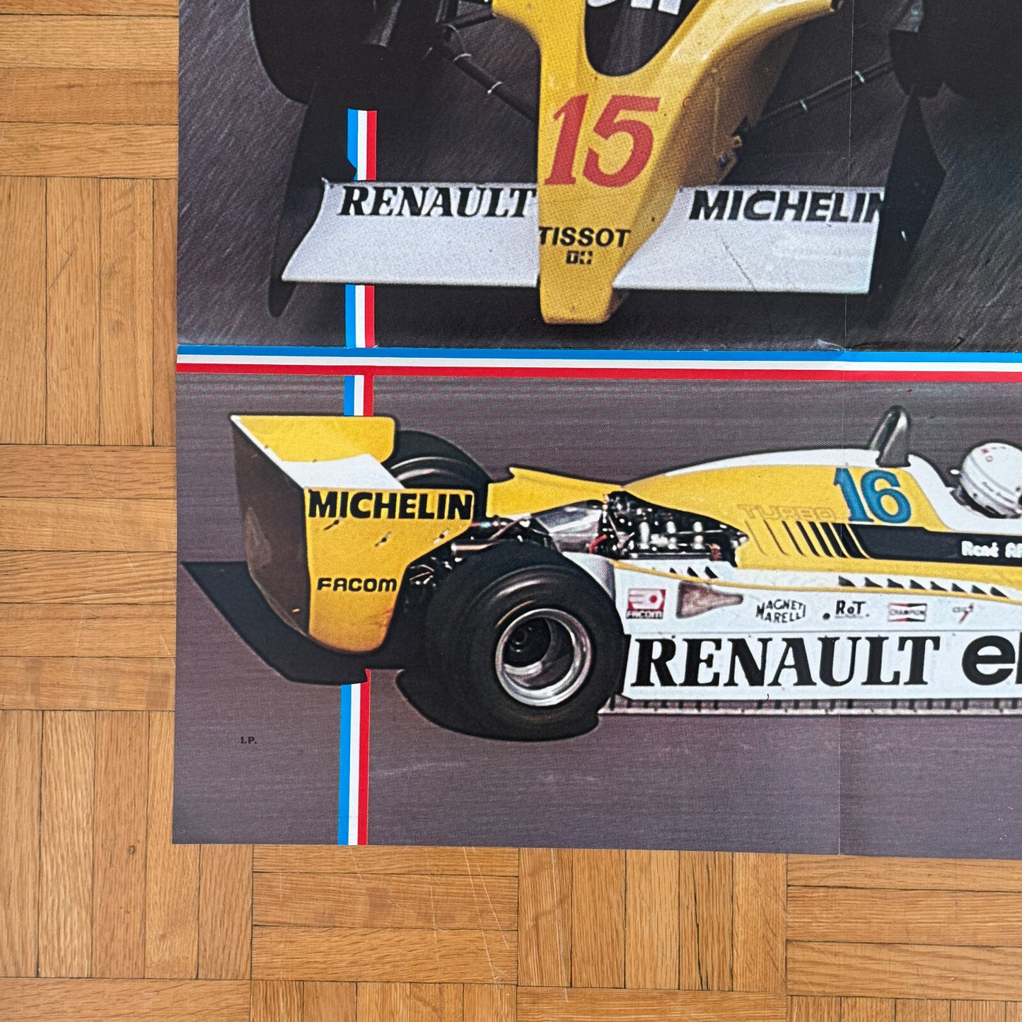 Renault ELF Racing Poster Rene Arnoux Jean Pierre Jabouille RS 11 F1 Formula One