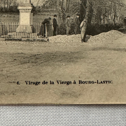 1905 Gordon Bennet Cup Circuit D'Auvergne Postcard Post Card Vintage Posted