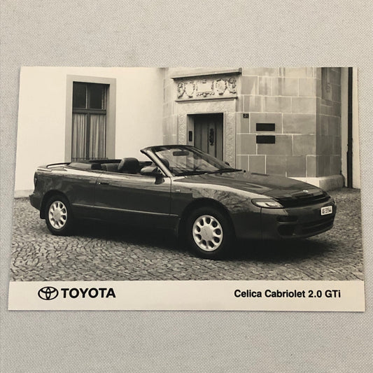 Toyota Celica Cabriolet Convertible GTi Car Factory Press Photo Photograph