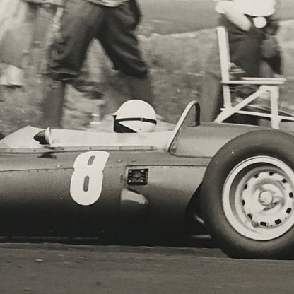Innes Ireland Grand Prix Racing Car Driver Photo Photograph Print Gunther Molter