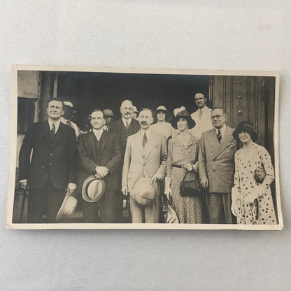 Press Photo Photograph RTC Committee in Bombay 1932 Round Table Conference