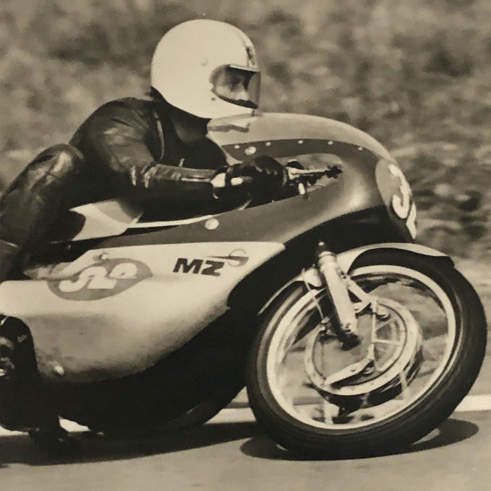 Vintage Motorcycle Racing Postcard Post Card Rainer Richter Germany