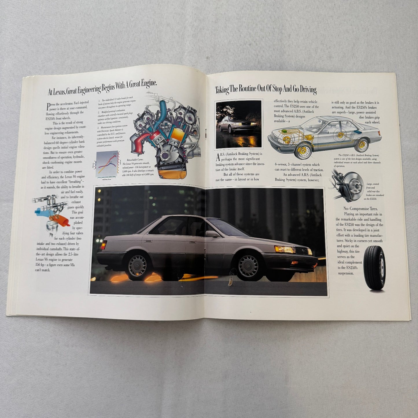 Lexus ES250 Car Sales Brochure Catalog Advertising Canadian Lexus ES 250 Vintage