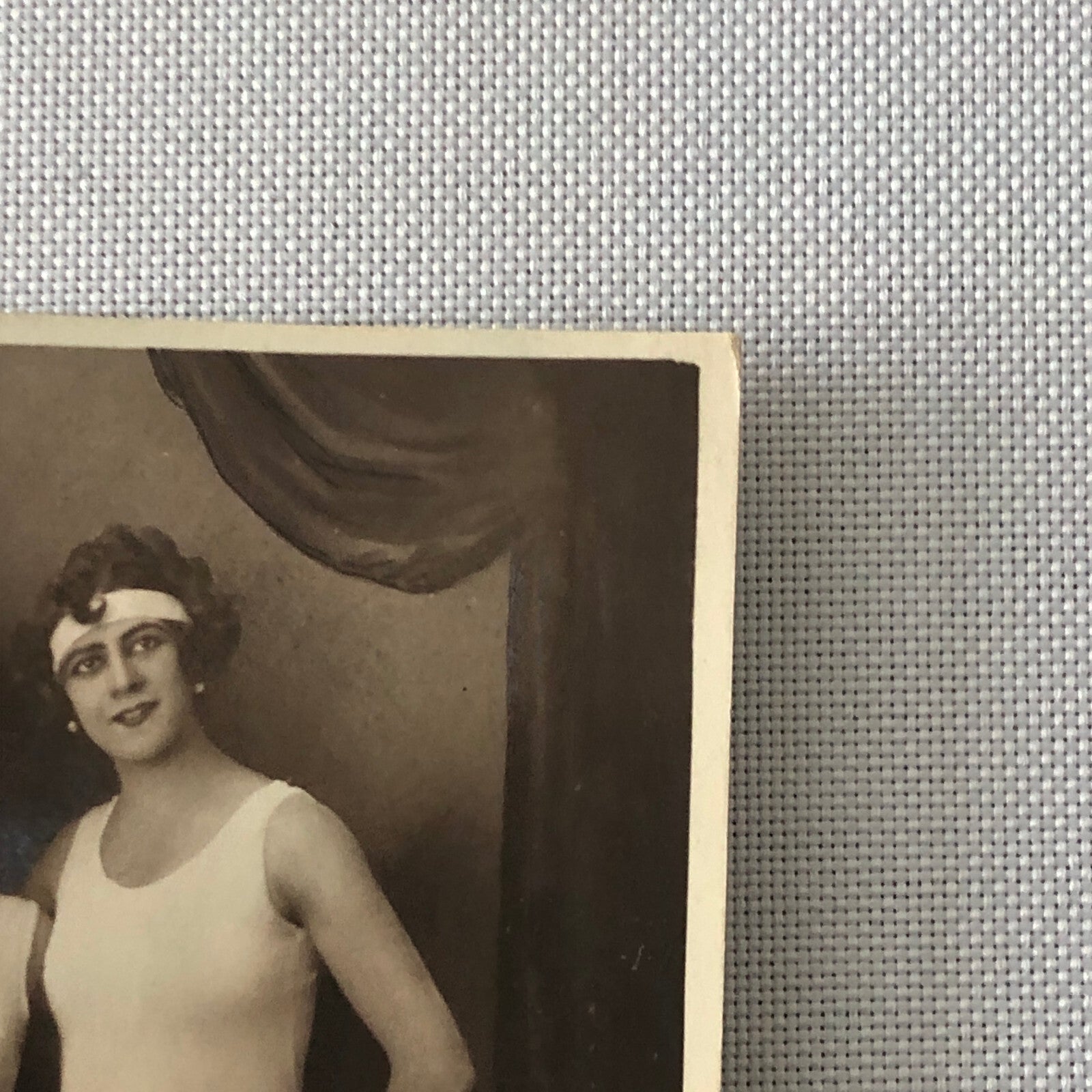 Circus Performers in Costume Real Photo Postcard Post Card RPPC Reading Sisters