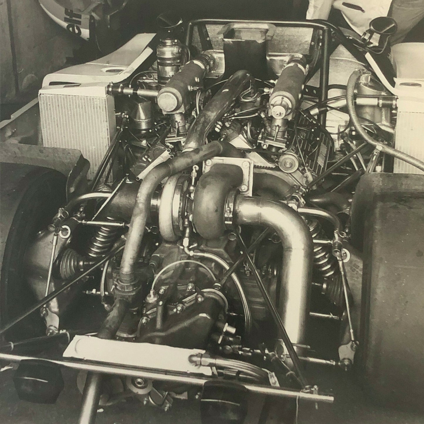 Vintage Racing Photo Photograph 1976 300KM Nurburgring Car Engine 