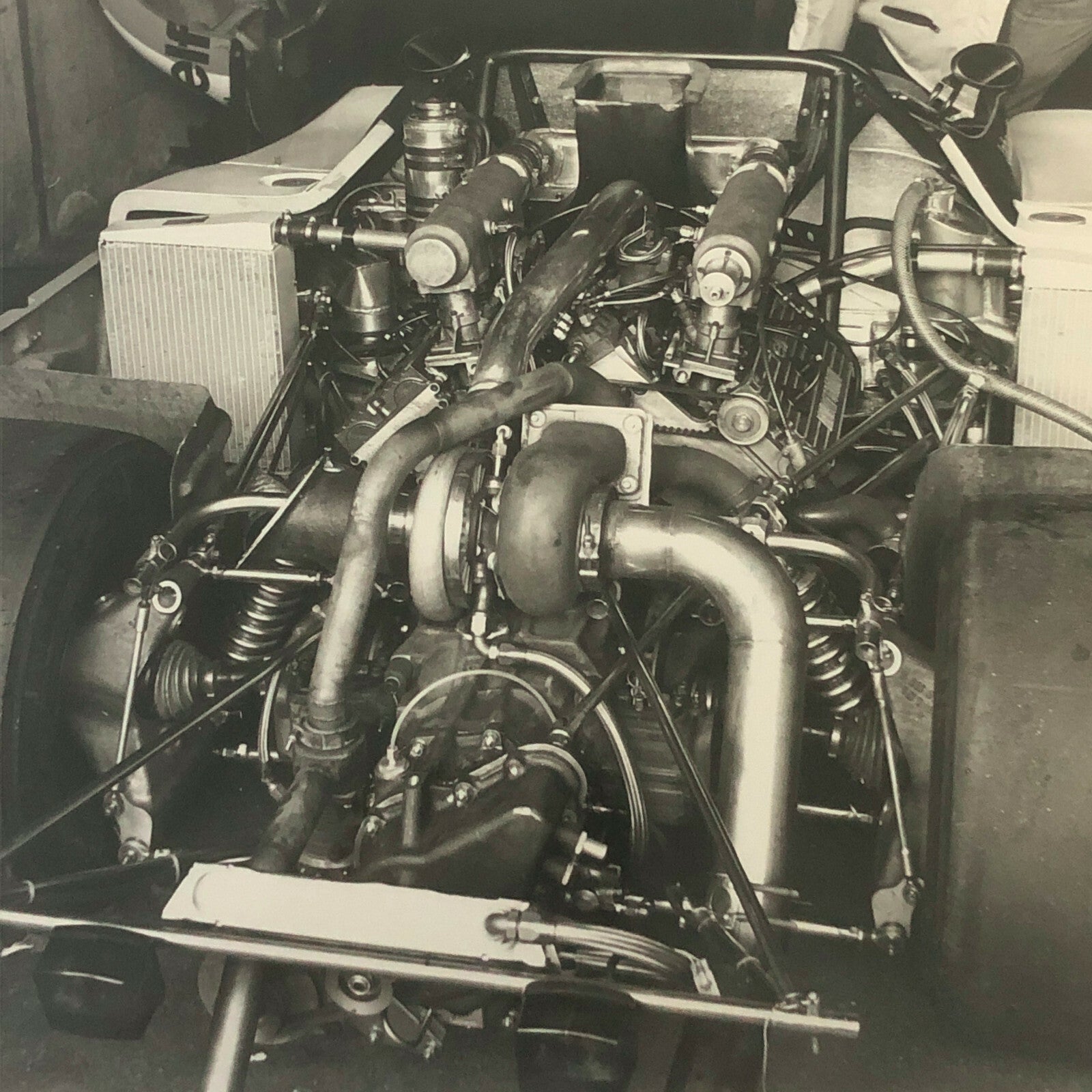 Vintage Racing Photo Photograph 1976 300KM Nurburgring Car Engine 