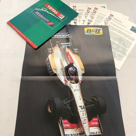 Jordan Peugeot F1 Formula One Racing Team Press Kit Rubens Barrichello