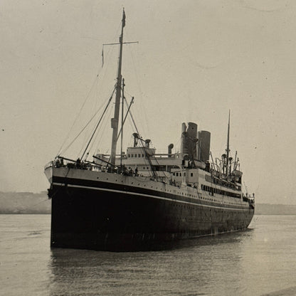 Vintage Ship Boat Photo Photograph Print SS Melita Canadian Pacific